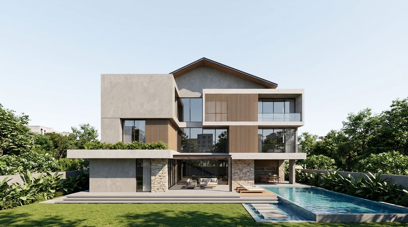 Luxury Coastal Villa Spatial Design