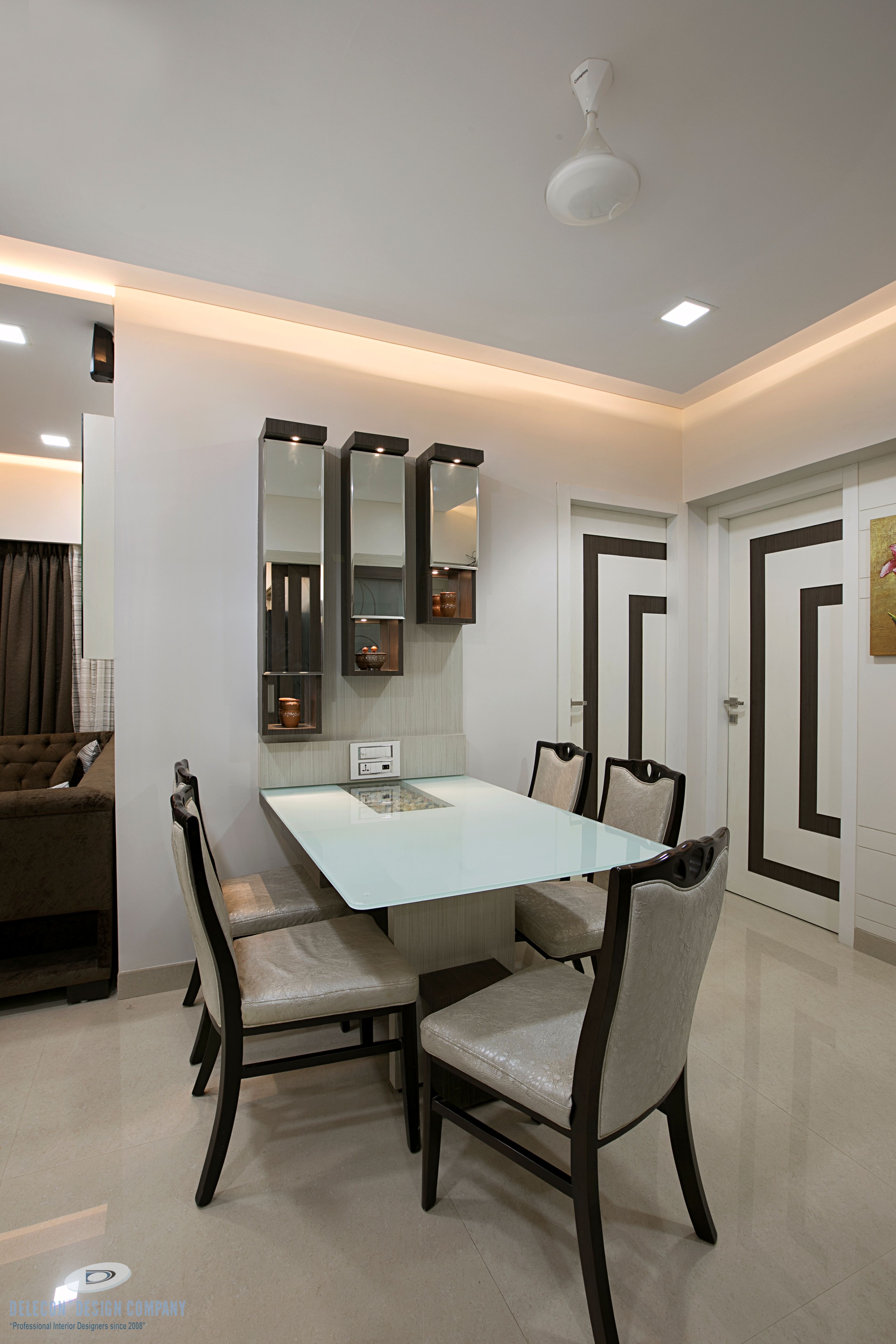 Ambient lighting design for Kharghar living room