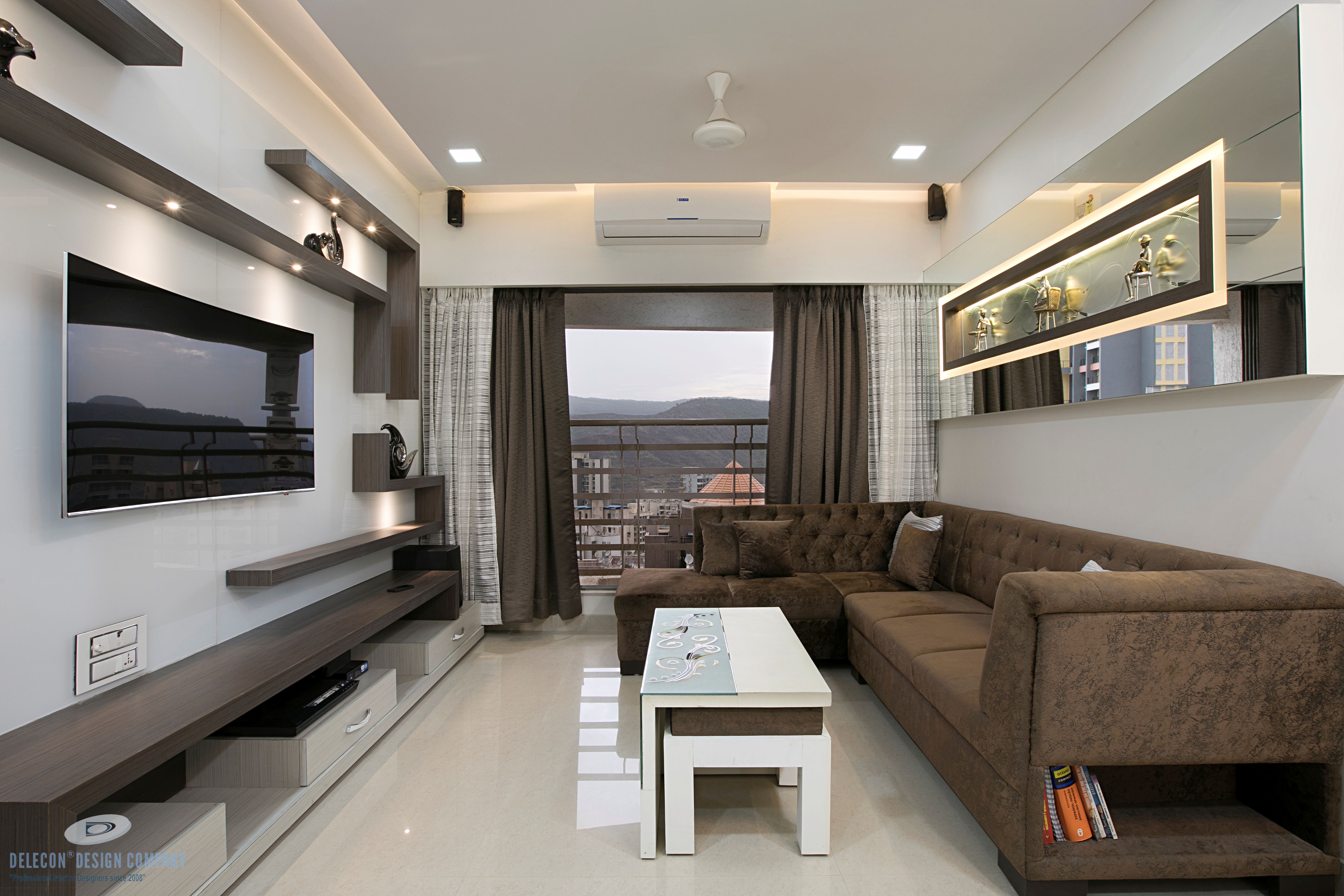 Living room and corridor integration in Sai Paradise 3BHK