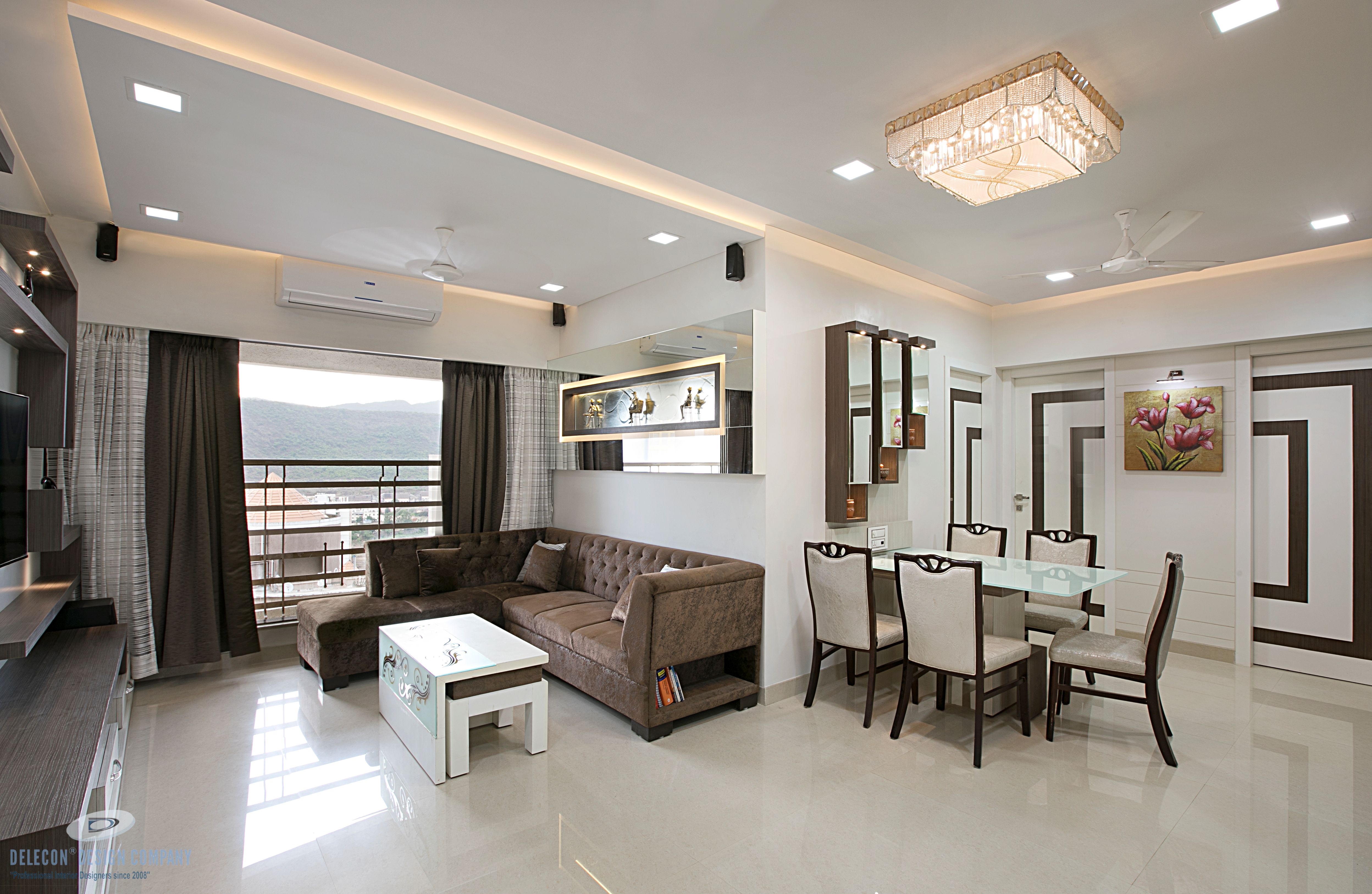 Furniture planning for premium living room in Kharghar