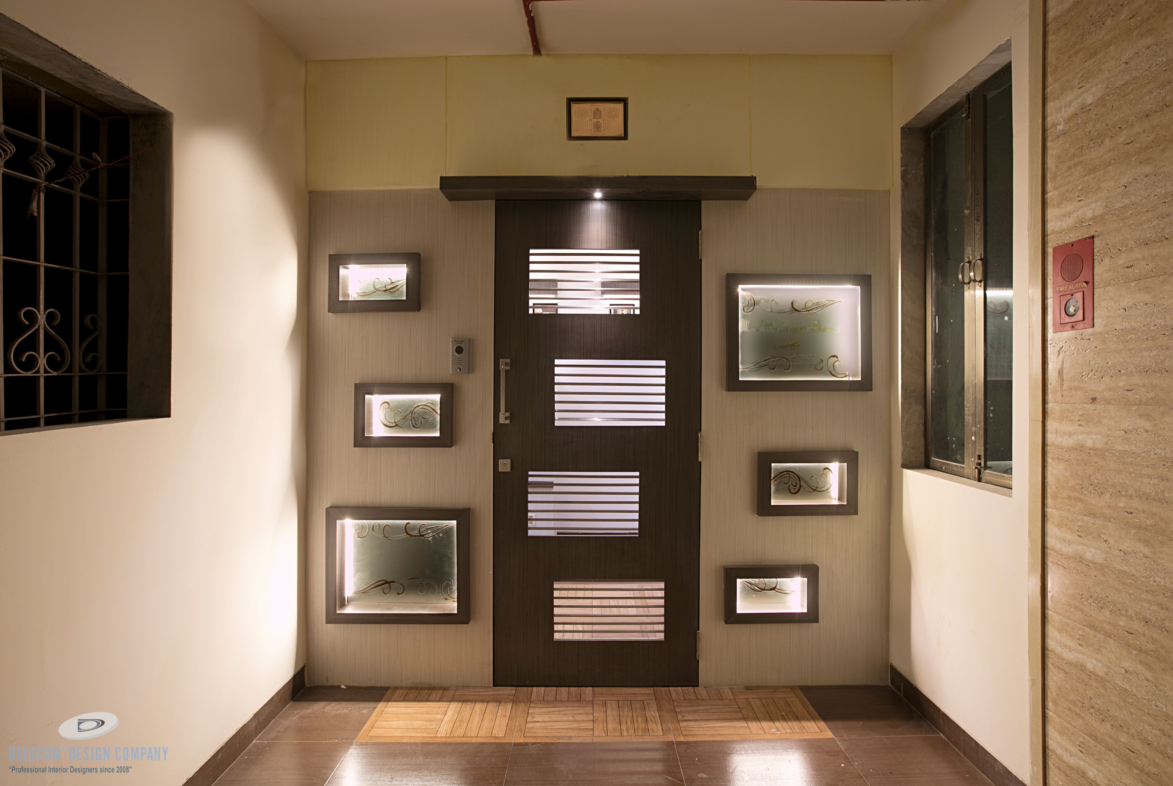 Premium main entrance interior design at Sai Paradise, Kharghar