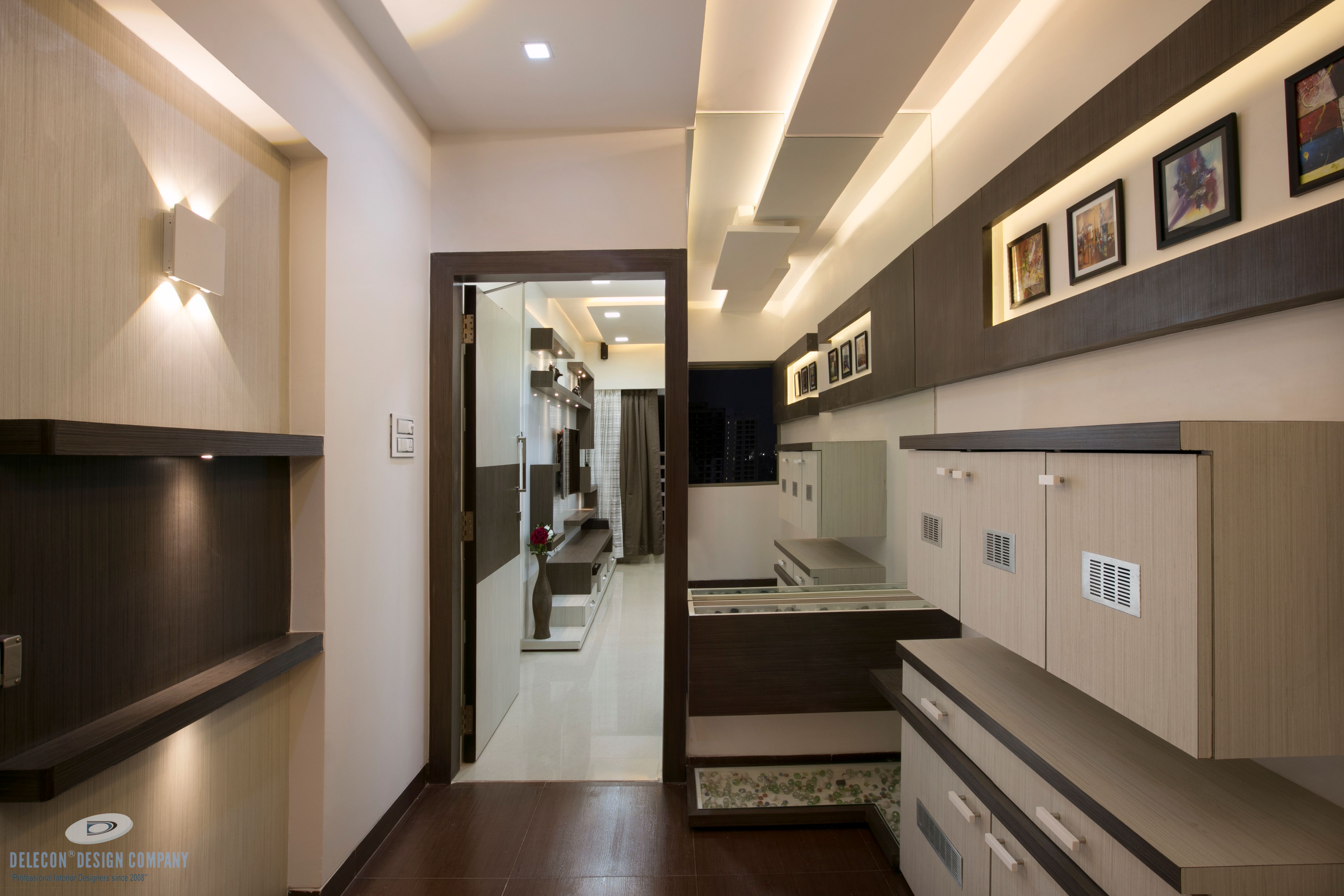 Premium foyer design detail at Sai Paradise, Kharghar