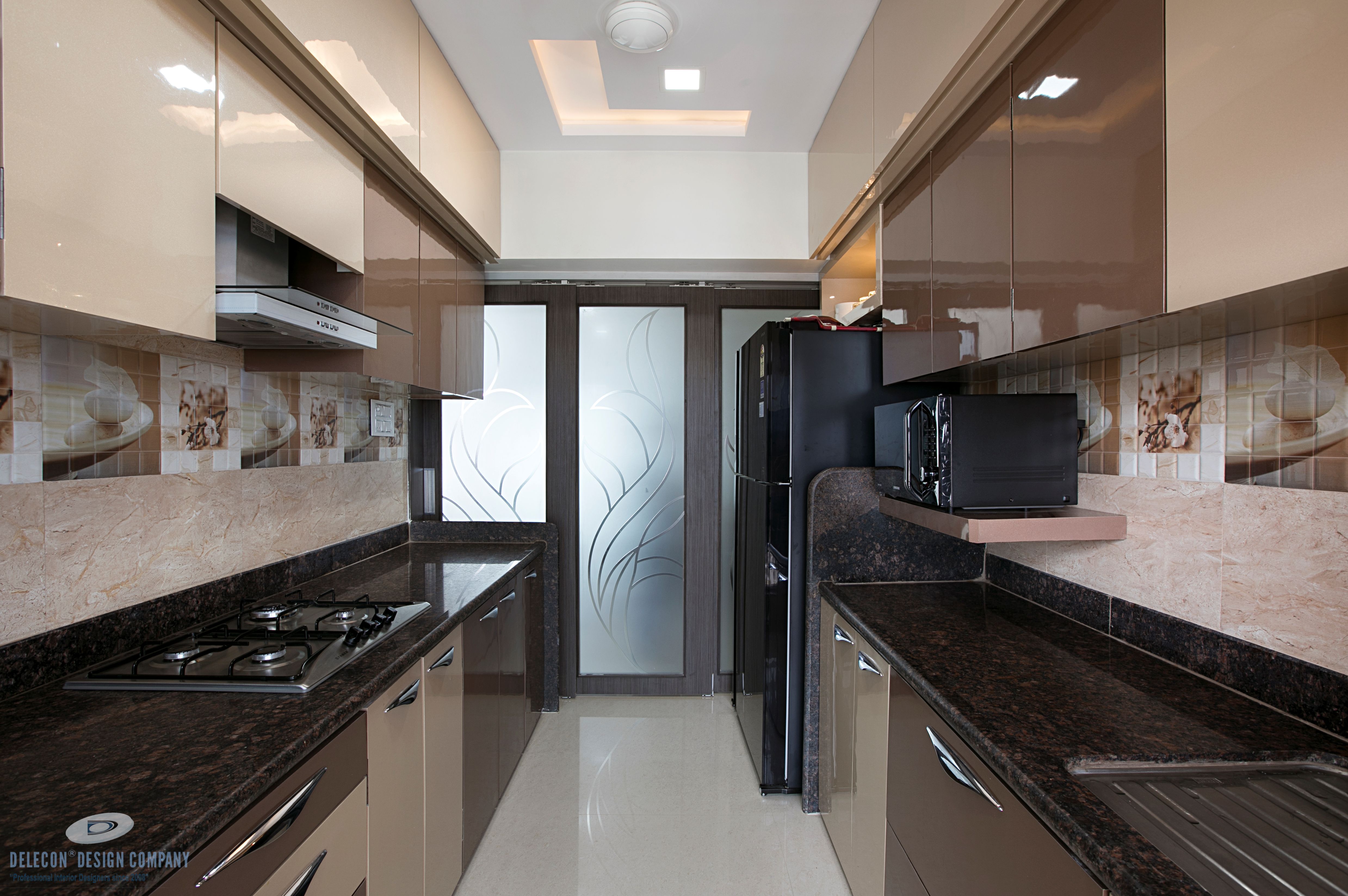 Modular kitchen cabinetry and storage detail in Kharghar