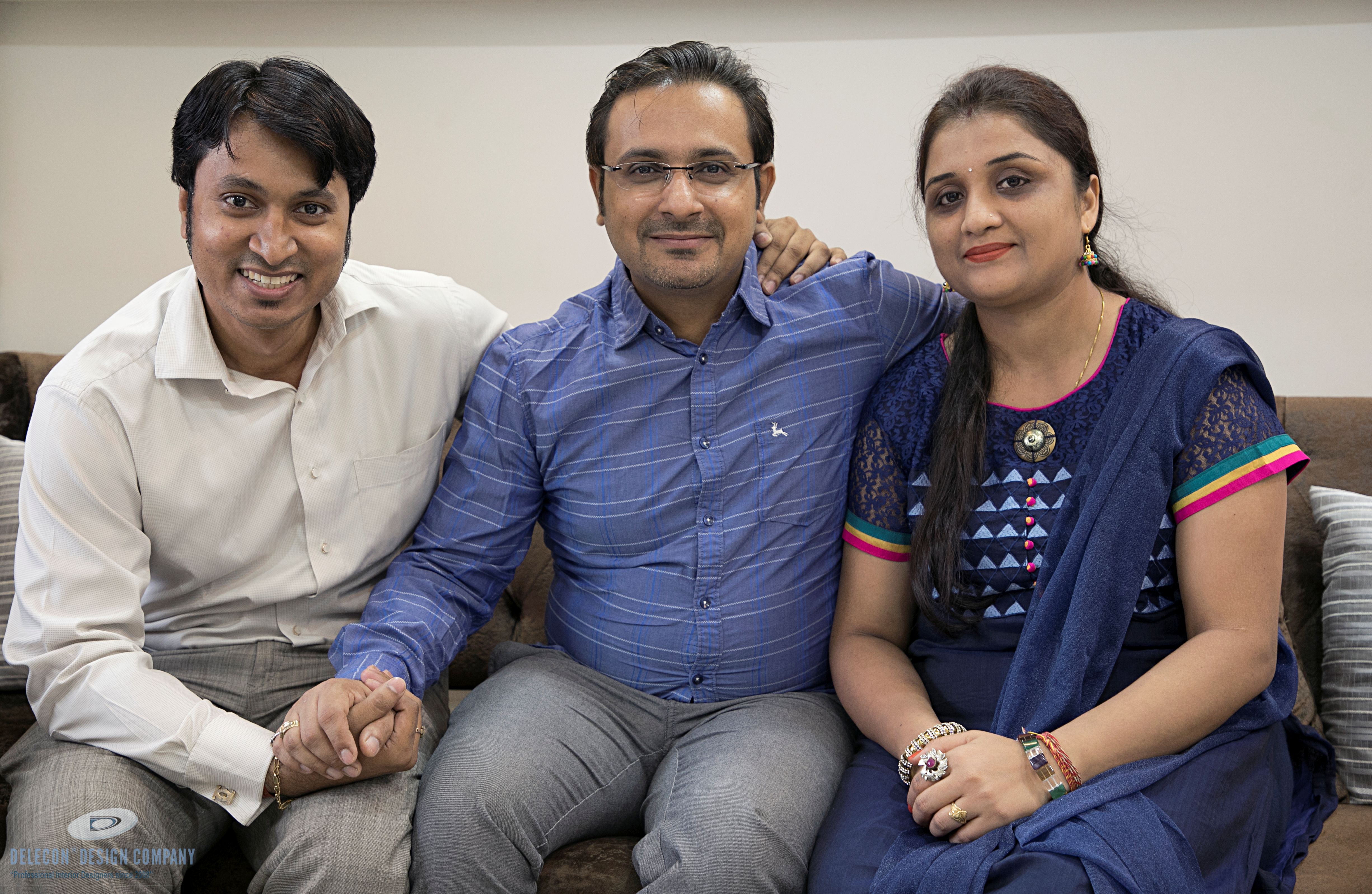 DELECON® client residence at Sai Paradise, Kharghar — premium 3BHK interior project