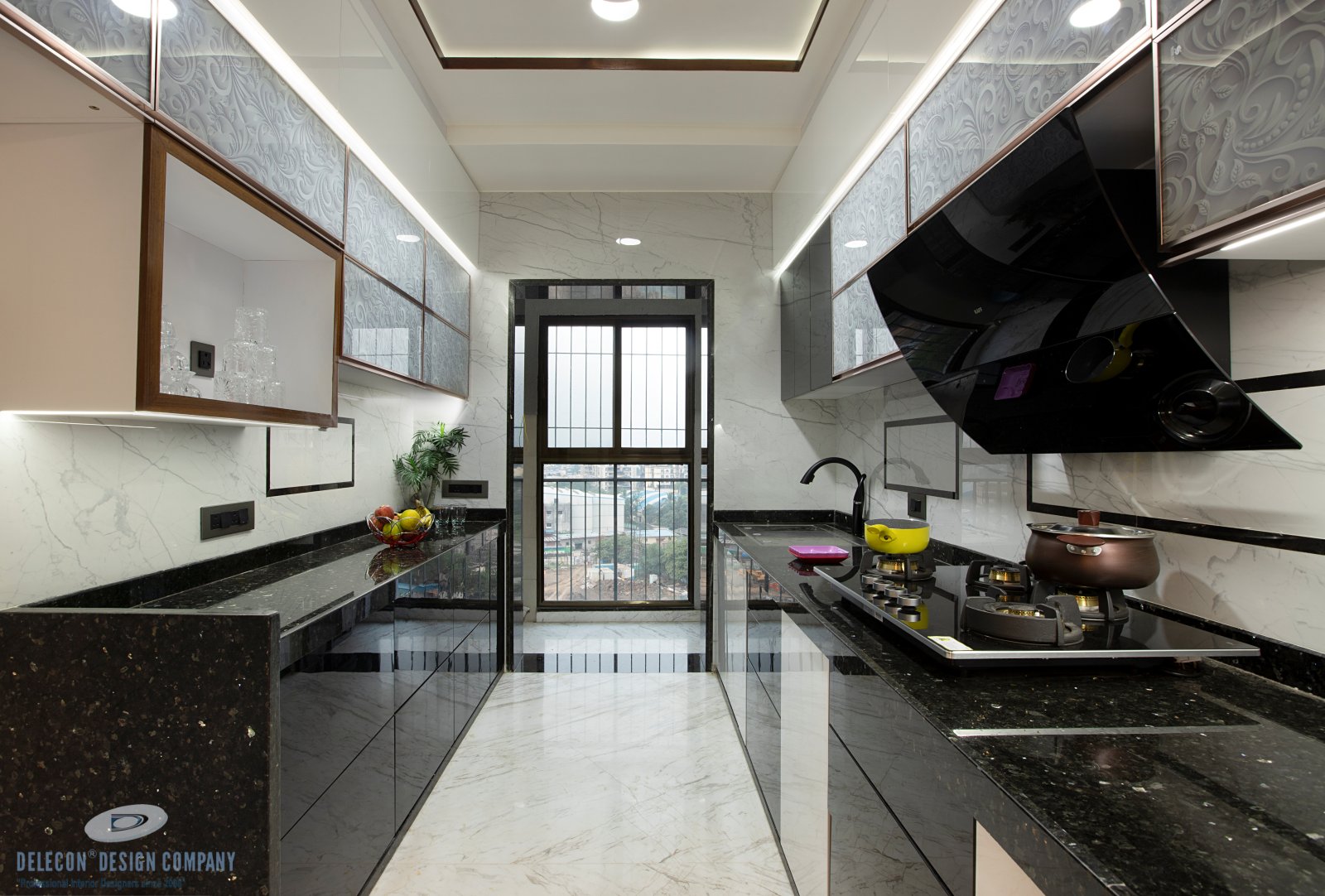 Modular kitchen design by Delecon Kitchens with Blum Legrabox drawers