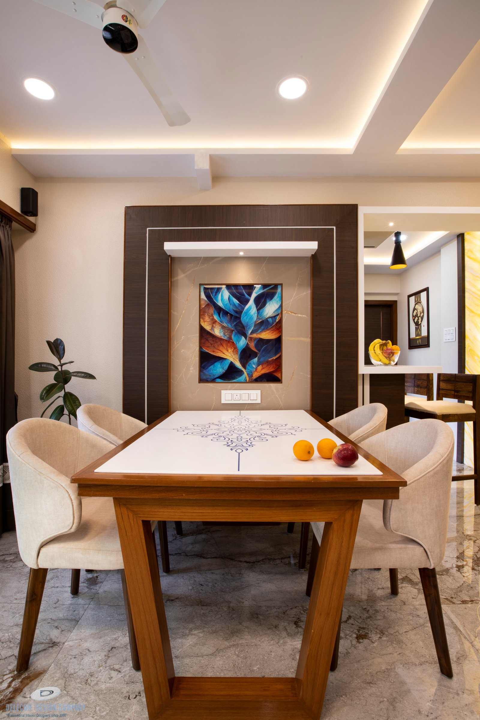Alternate dining area view in Balji Symphony 3.5BHK home
