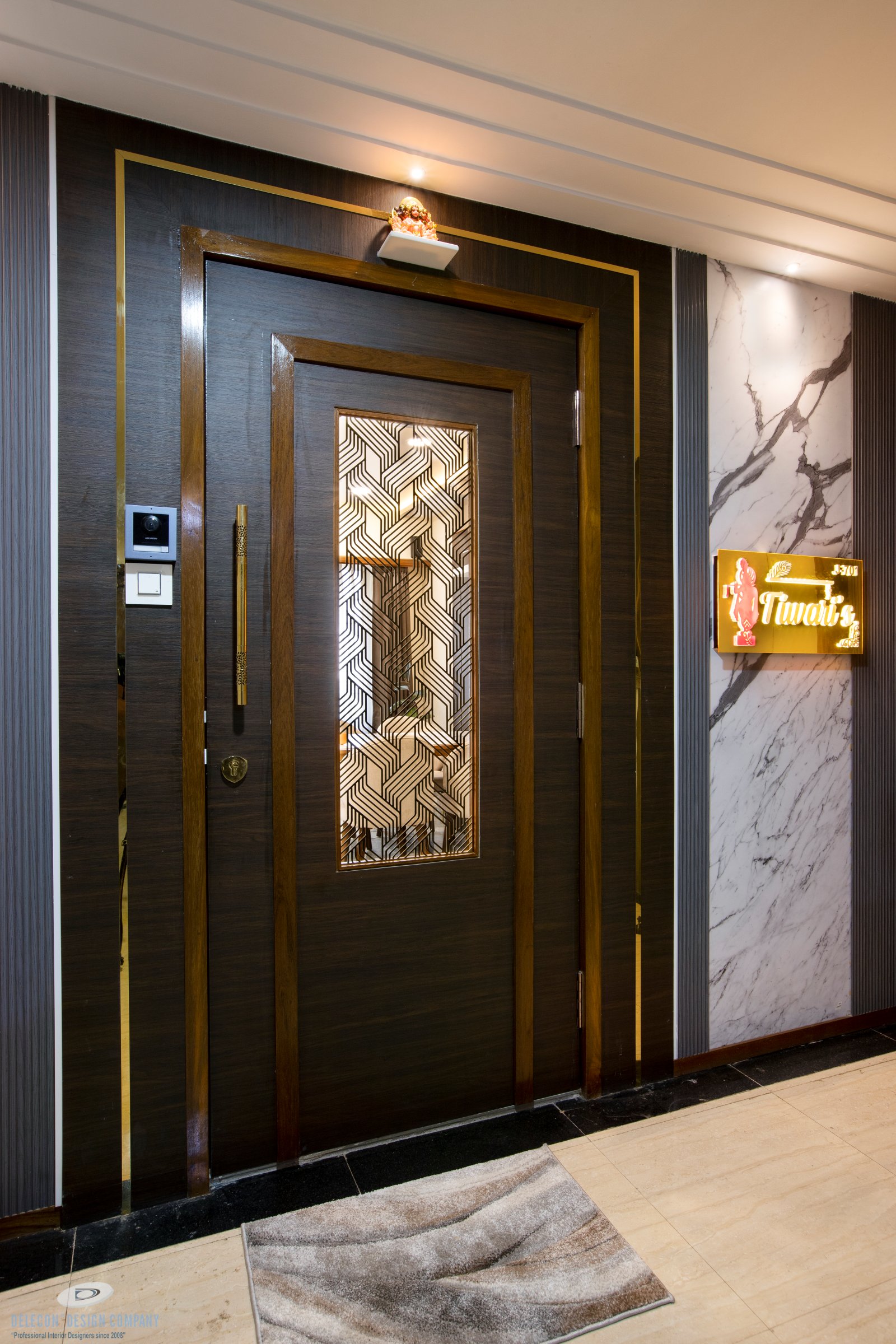 Main entrance interior of 3.5BHK residence at Balji Symphony, Panvel