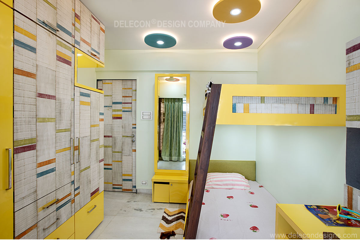 Kids room furniture with bunk bed by DELECON