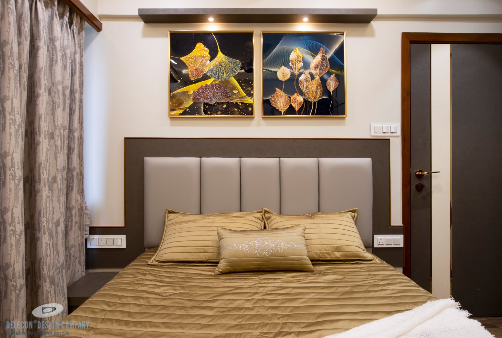 Guest bedroom design by DELECON