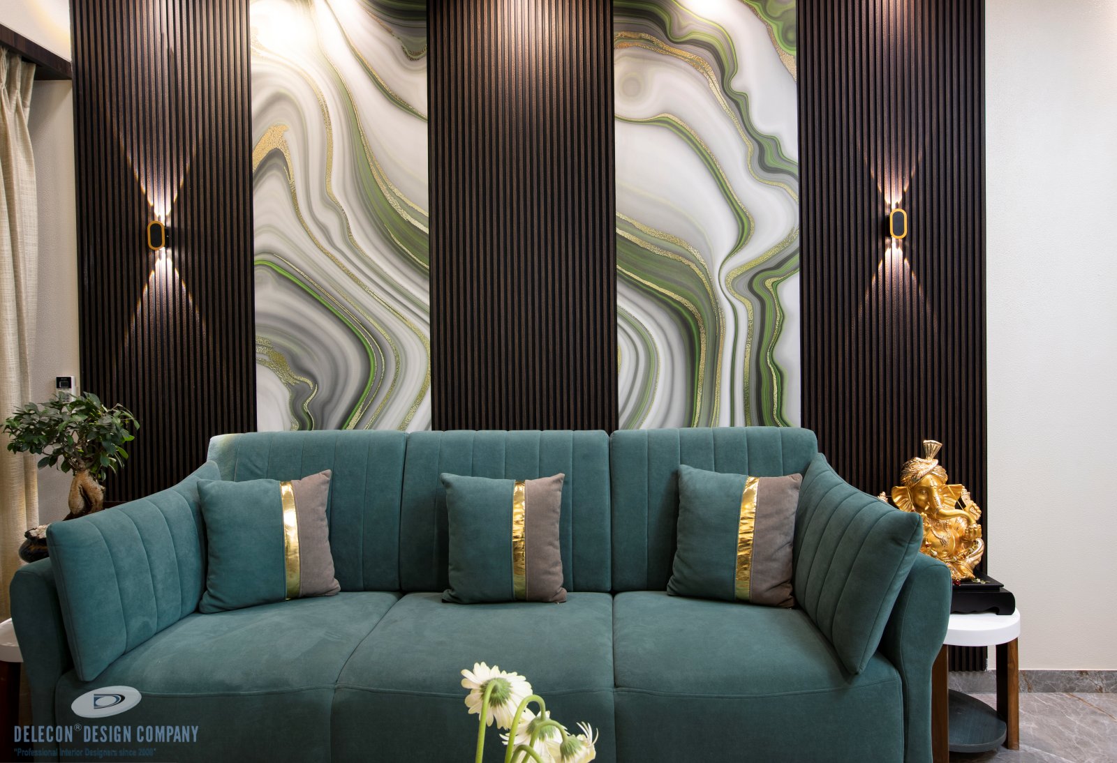 Living room sofa and center table by DELECON in Navi Mumbai