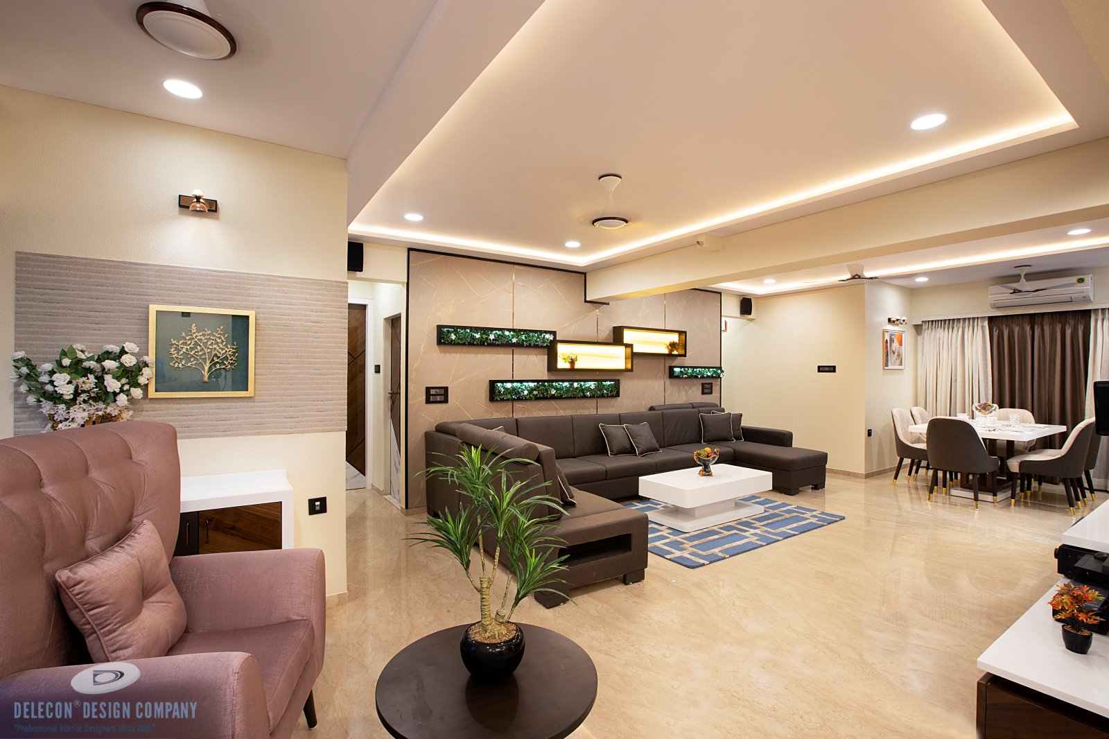 False ceiling design 02 by DELECON DESIGN CO.