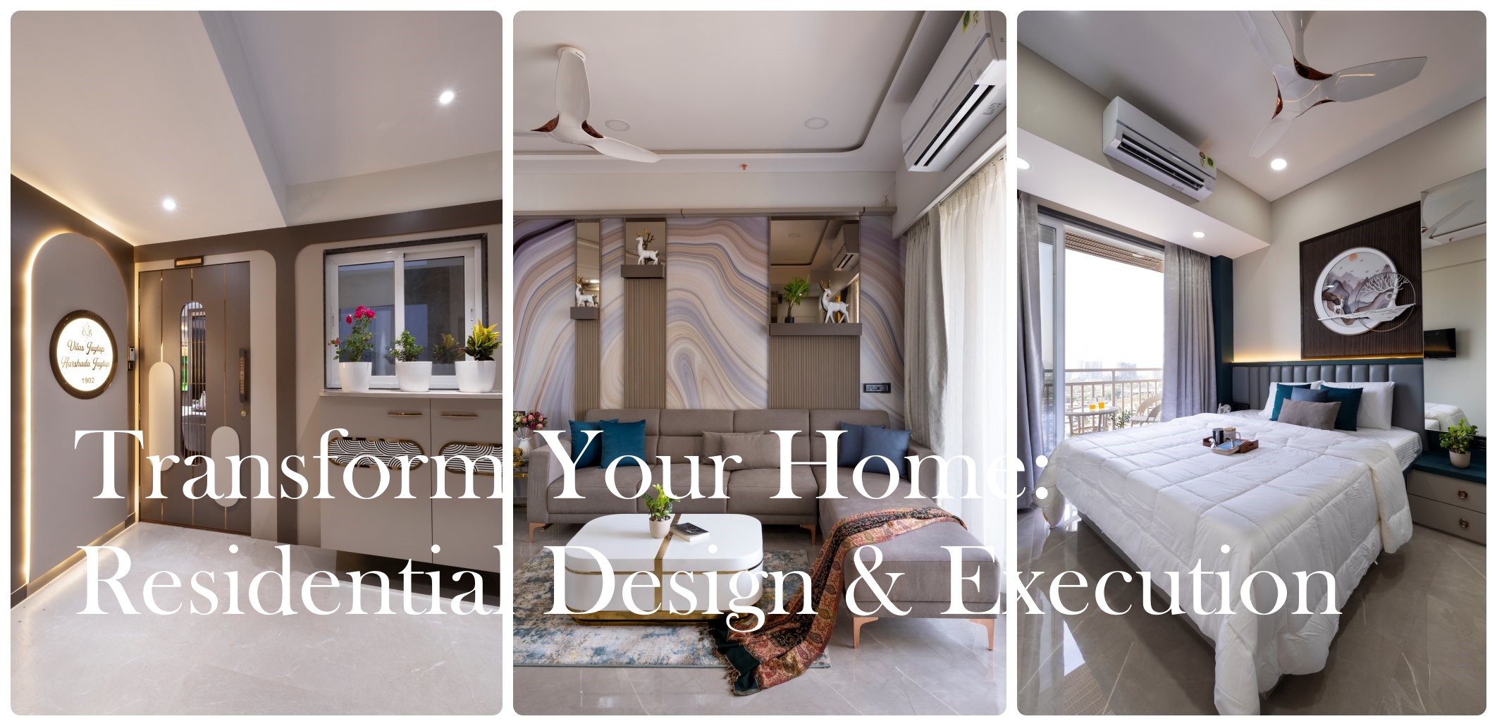Residential interior design for modern Indian homes in Mumbai, Navi Mumbai & Thane — DELECON® DESIGN CO.