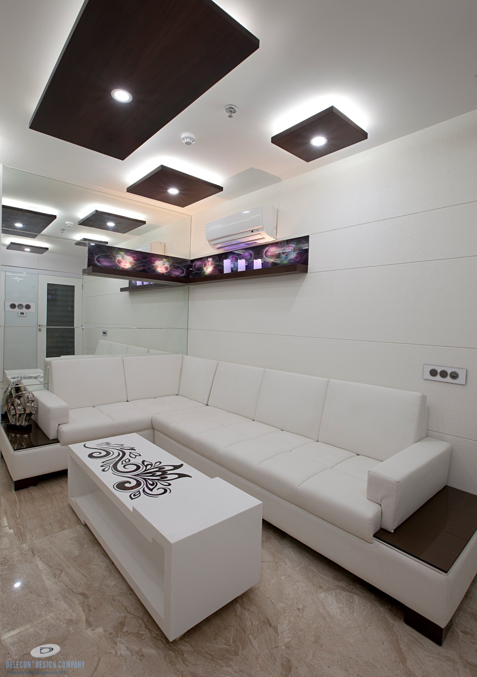 VIP lounge interior design for Varsha Group corporate office